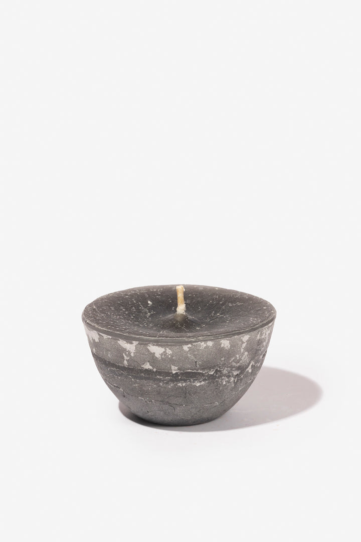 Charcoal outdoor bowl candle - small