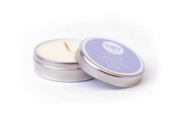 Soy Body Candle - Serenity - Lavender & Chamomile - Travel Tin - SPECIAL OFFER!